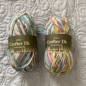 2 skeins Sirdar Crofter DK yarn